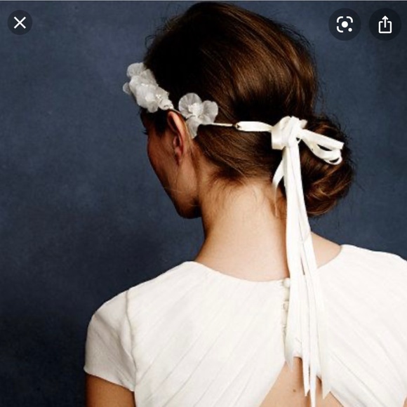 JENNIFER BEHR FOR J.CREW FORGET-ME-NOT CIRCLET IVO - Picture 8 of 8